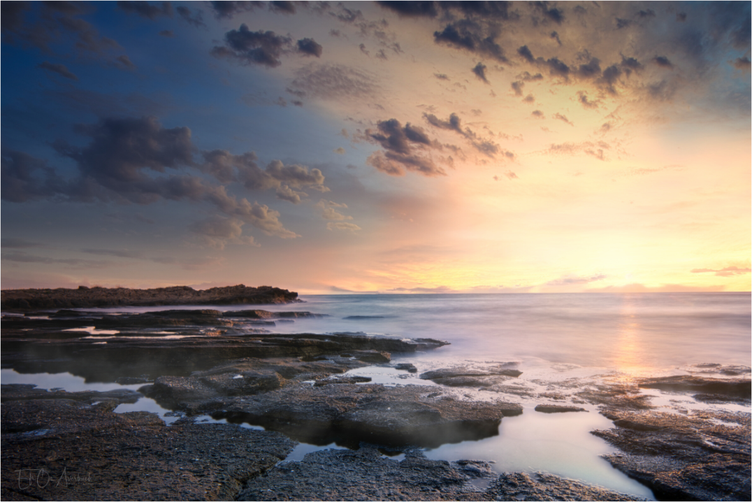 Sunset over the Shores of Nachsholim