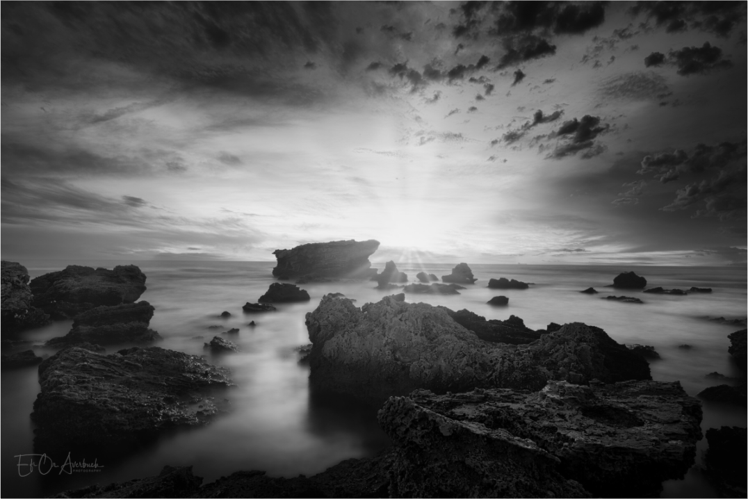 Sunset over the Shores of Mikhmoret